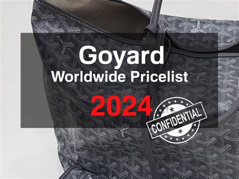 2024 goyard prices.